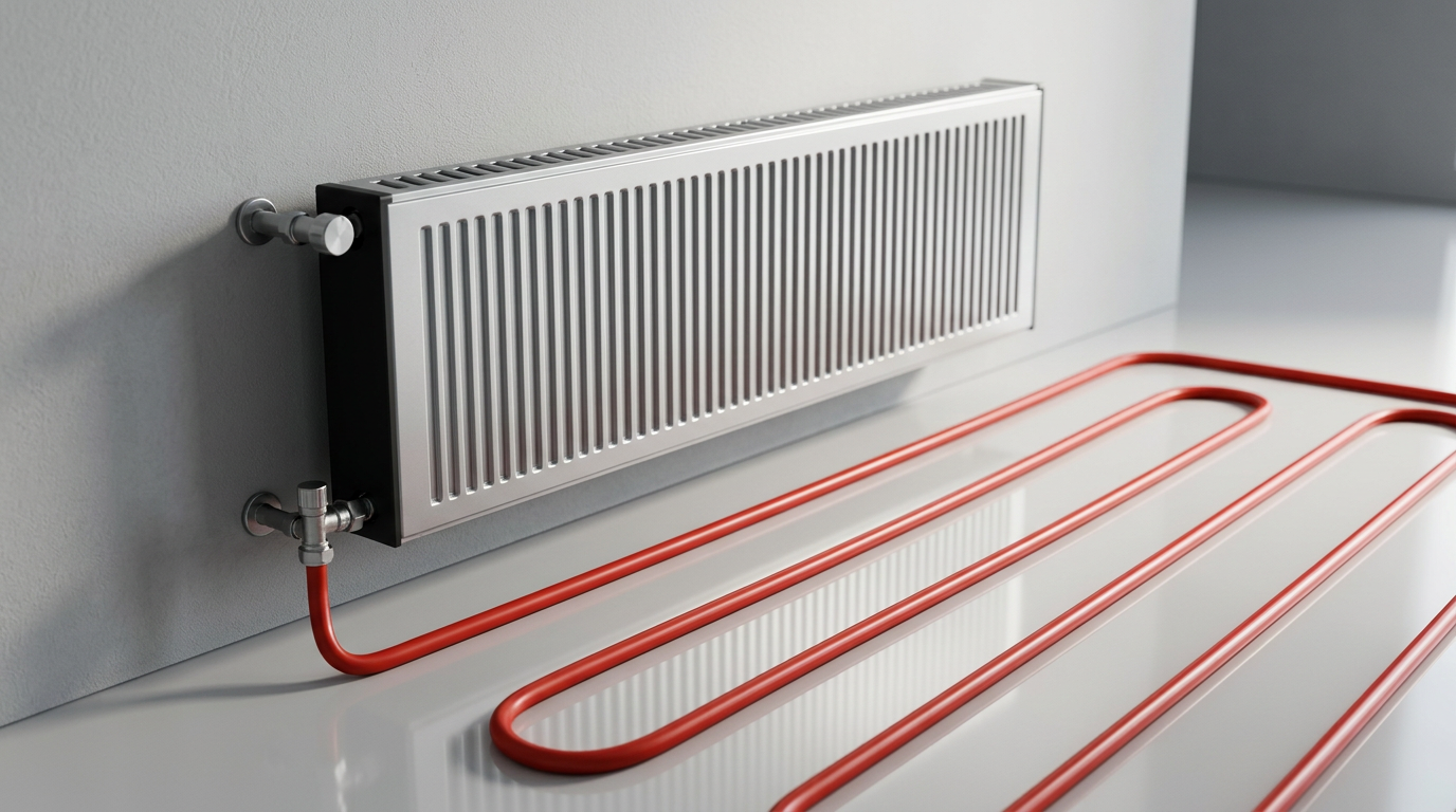 Sodobna inštalacija toplotne črpalke